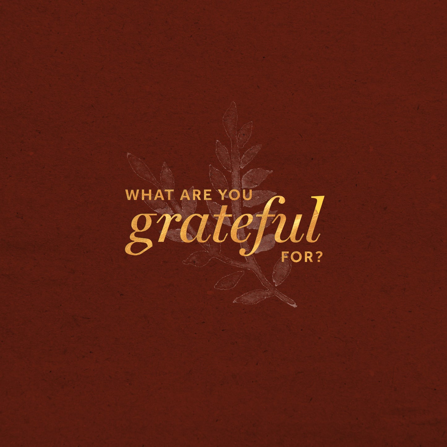 Grateful for You