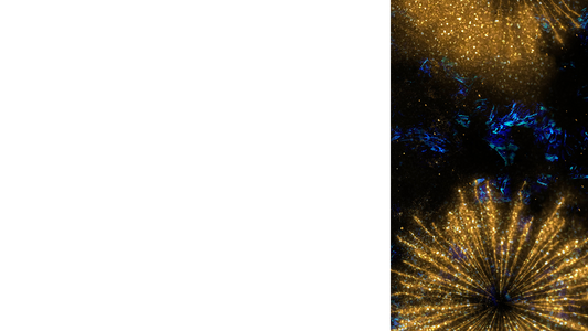 Sparkle Lower Third Right Blank Transparency