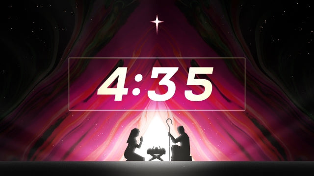 Painted Christmas Nativity Countdown