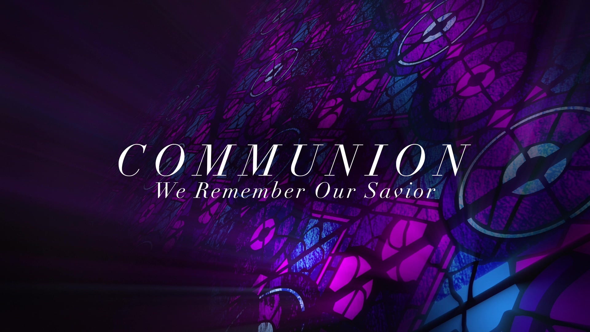 Modern Glass Communion Motion | Shift Worship