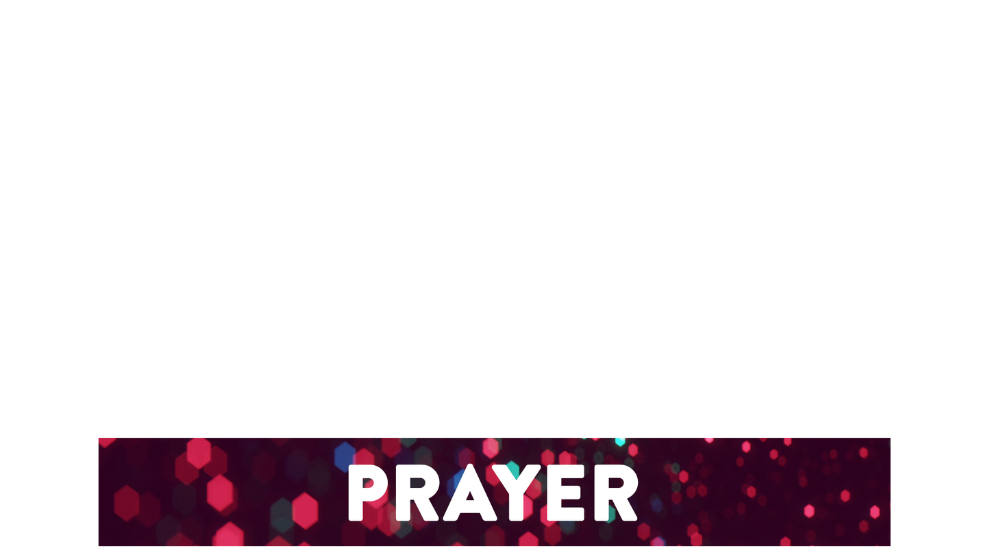 Glitter Echoes Lower Third Prayer