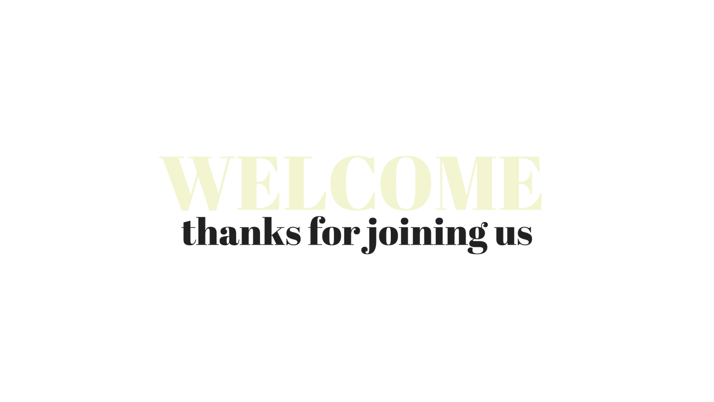 Retro Color Overlay Welcome