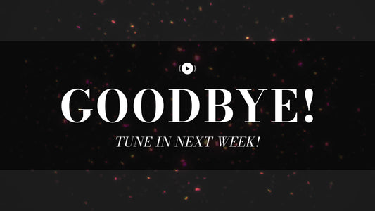 Glitterific New Year Exit Stream