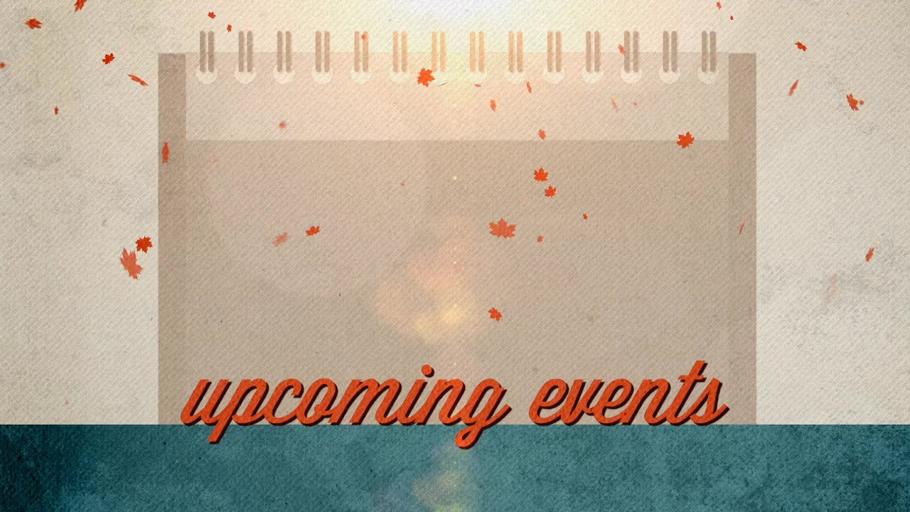 Classic Fall Upcoming Events Still