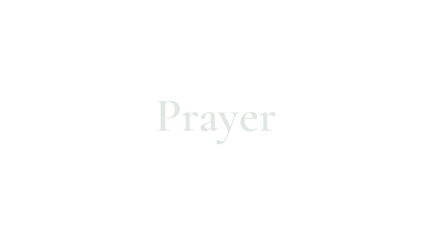 Misty Mountain Prayer