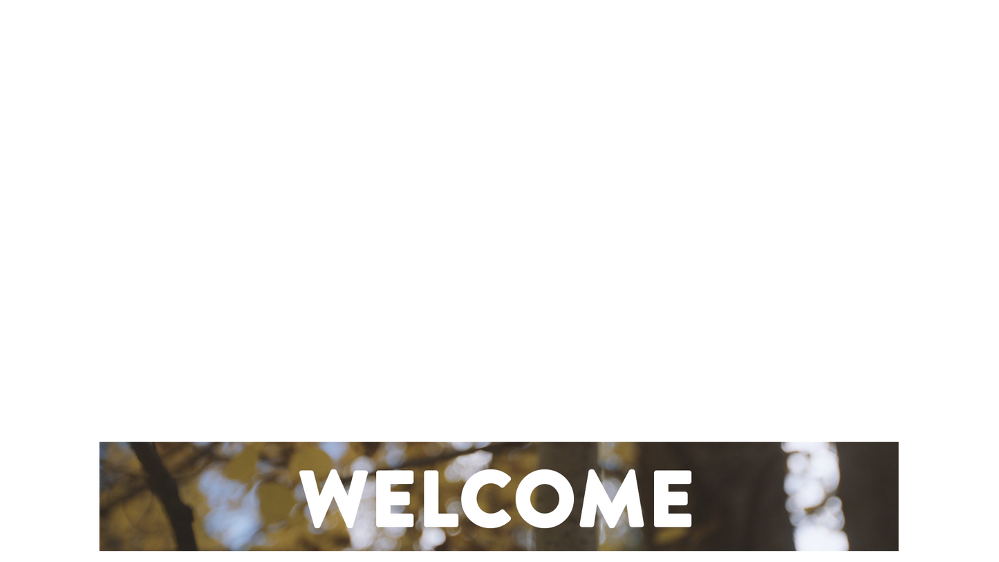 Mountain Hike Lower Third Welcome