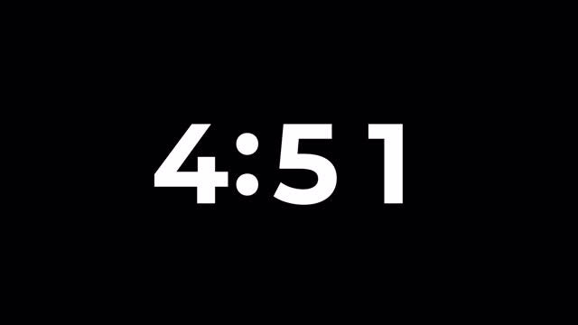 Montserrat Countdown Alpha
