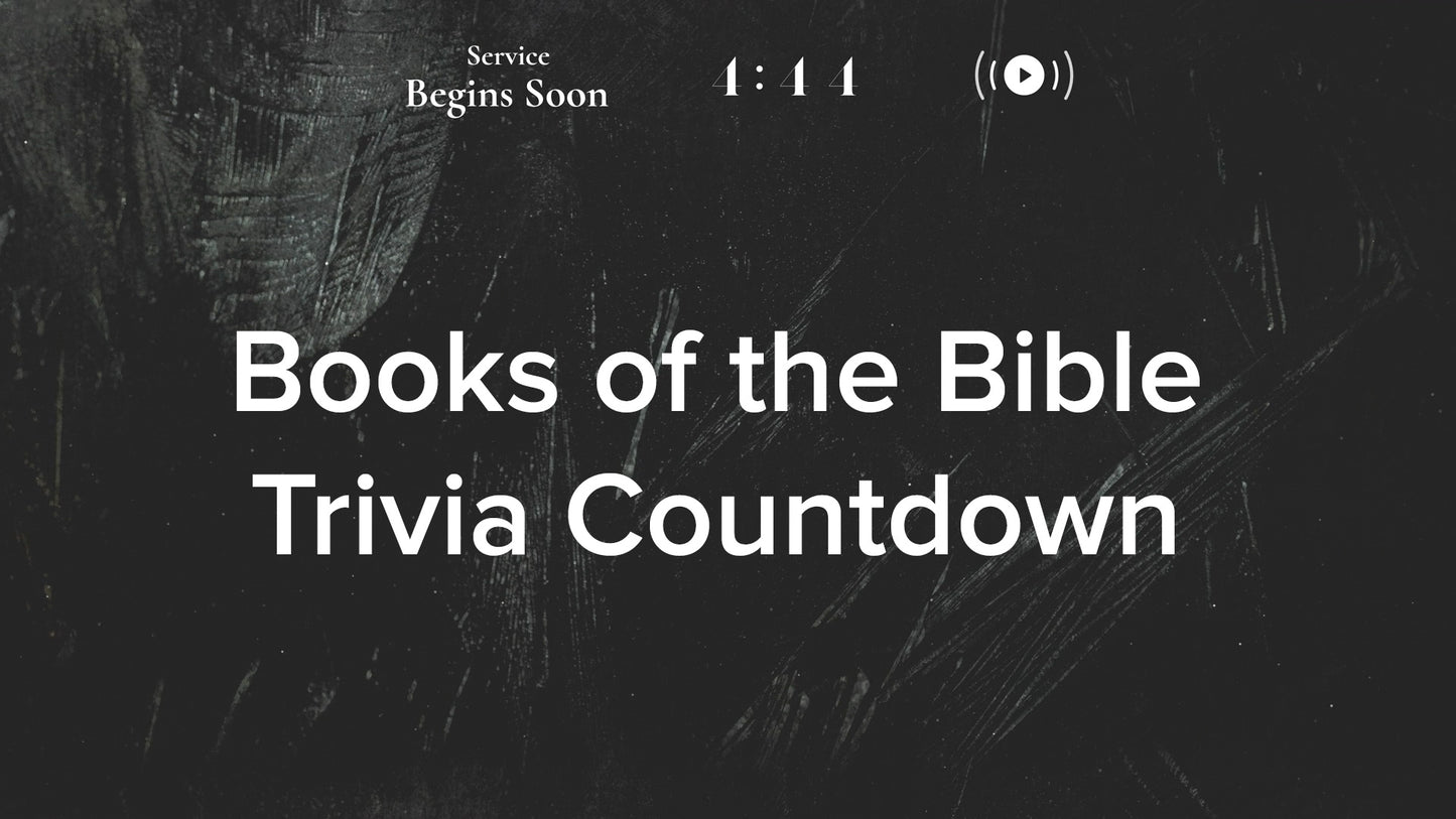 Dark Surface Trivia Countdown