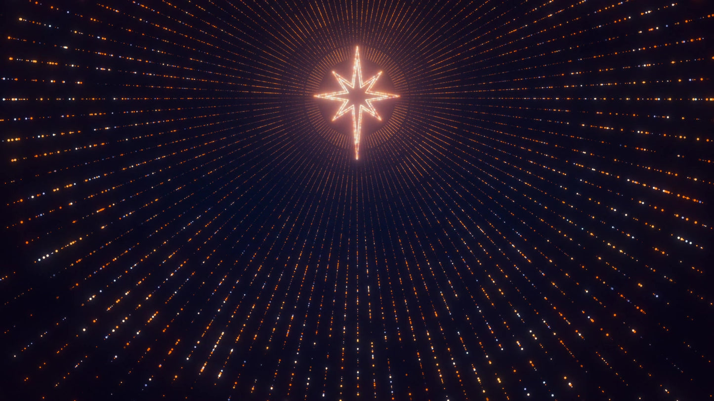 Holy Night 07 Star Gold Rays
