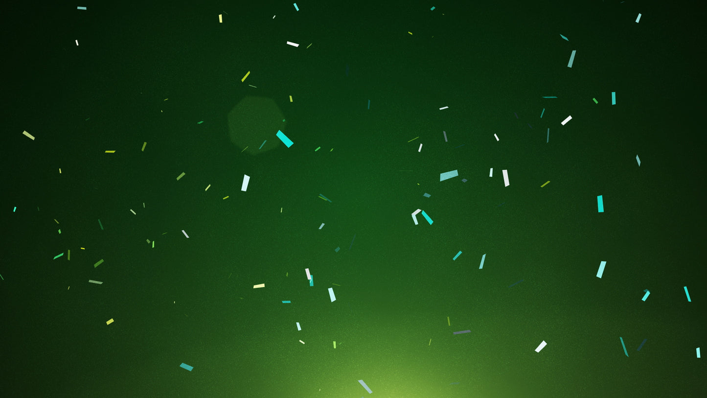 Confetti Green