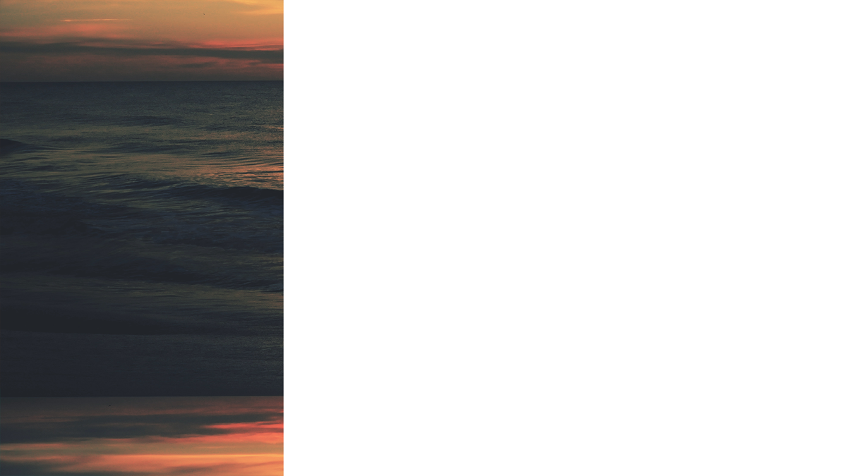 Sunrise Ocean Remix Lower Third Left Blank Transparency