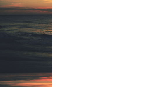 Sunrise Ocean Remix Lower Third Left Blank Transparency