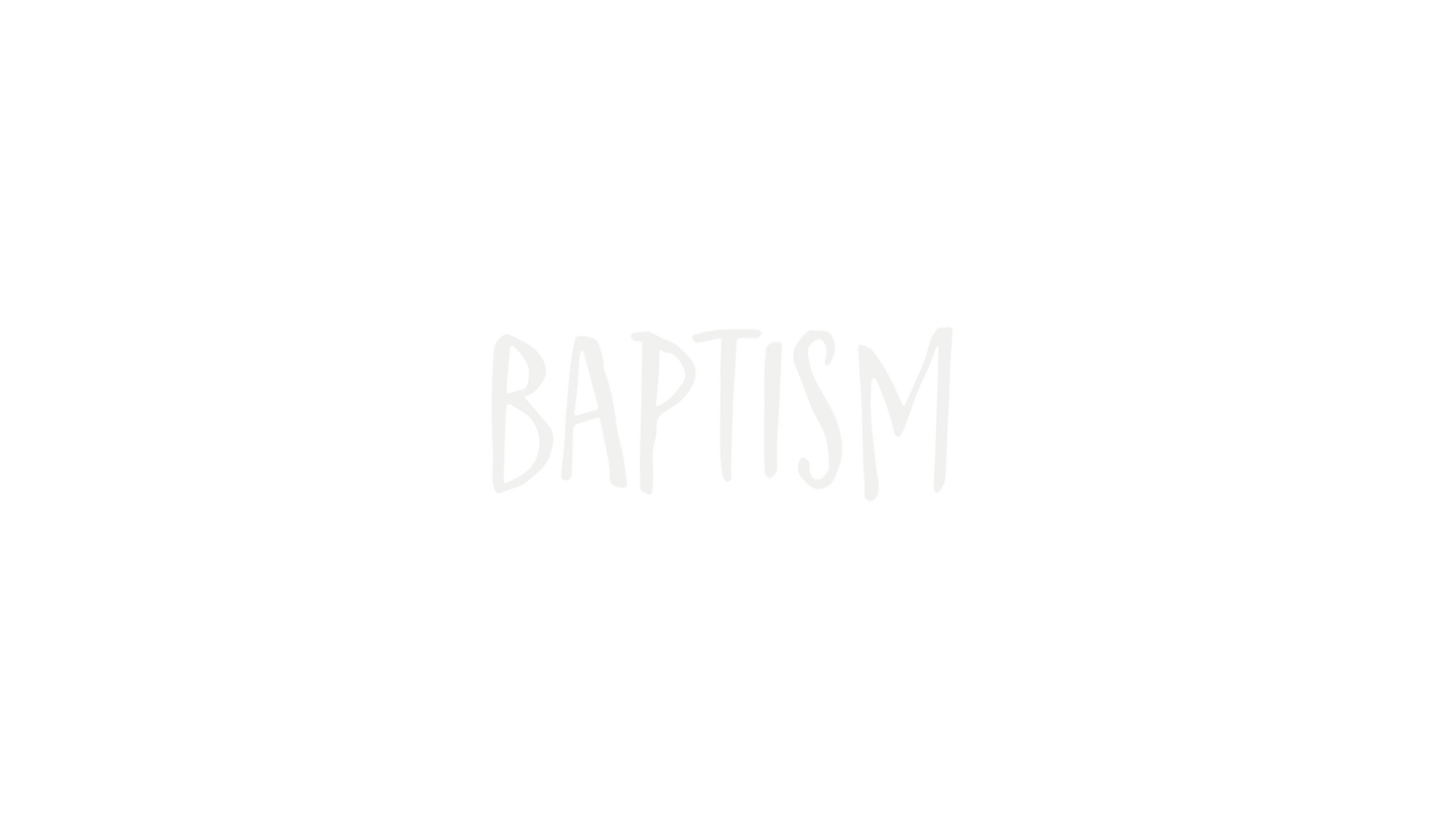 Announcements Baptism