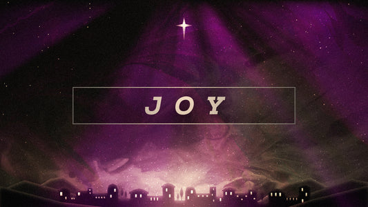 Painted Christmas Advent Joy Still