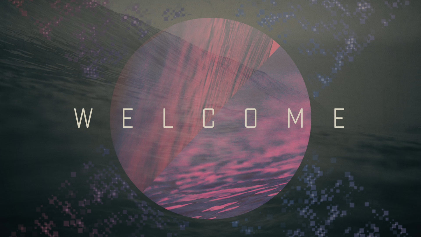 Modern Ocean Welcome Still