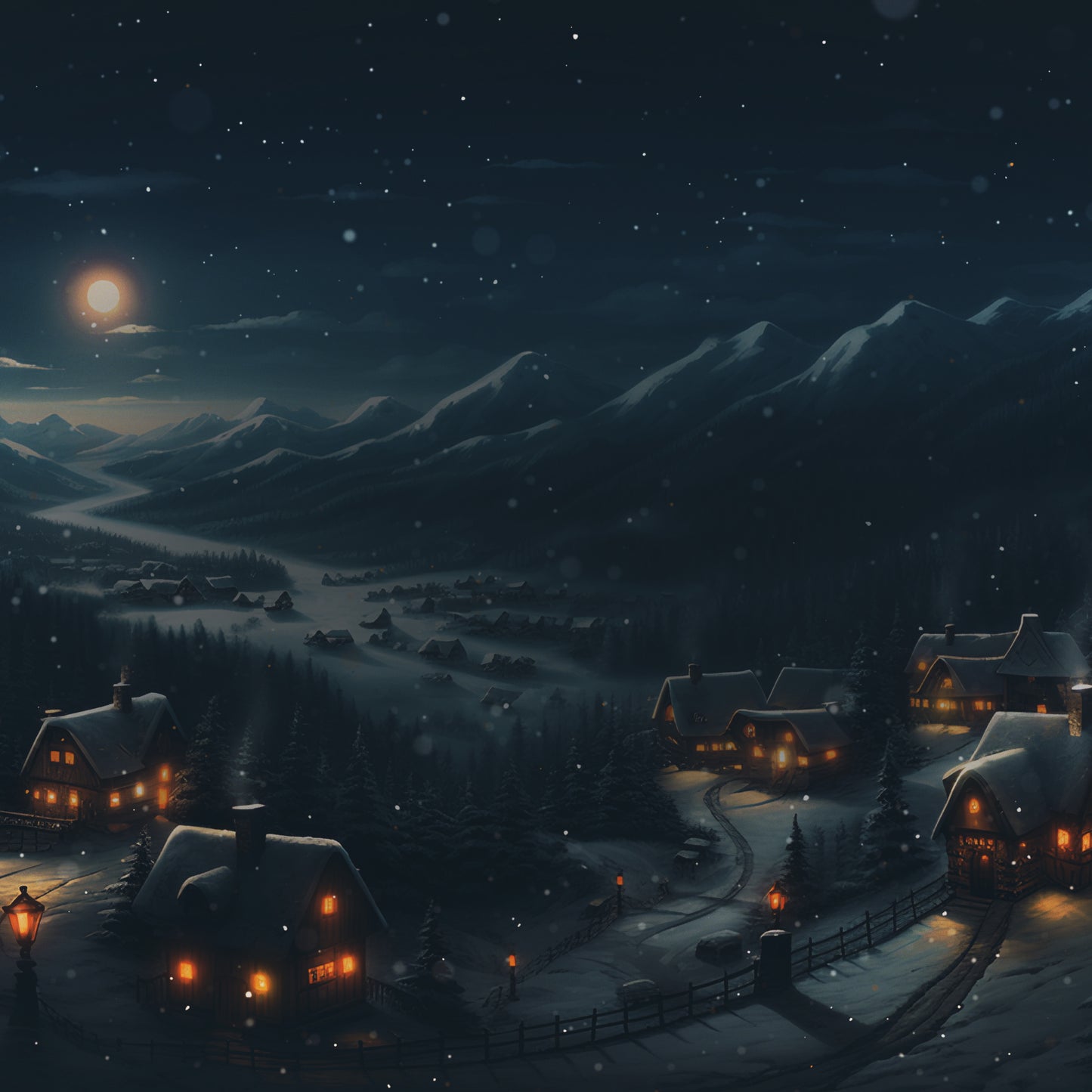 Christmas Villages Sunday Blank