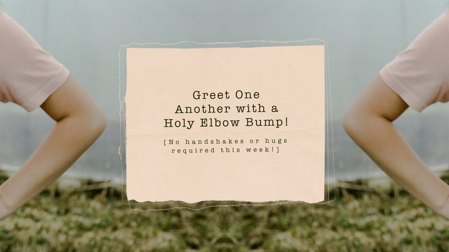 Elbow Bump Sermon