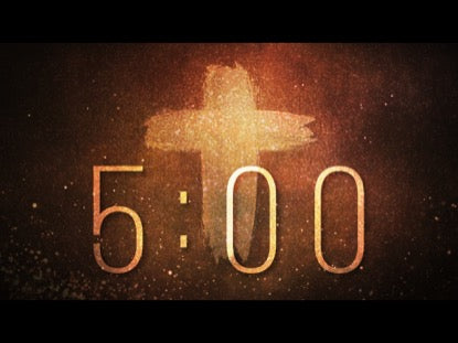 Glowing Cross Countdown