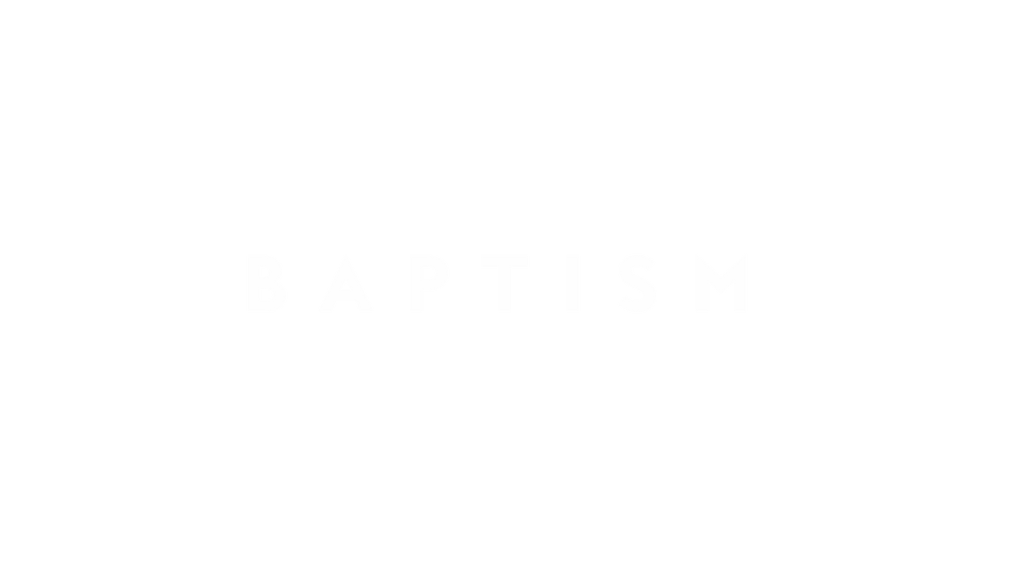 Holy Week Glow Baptism