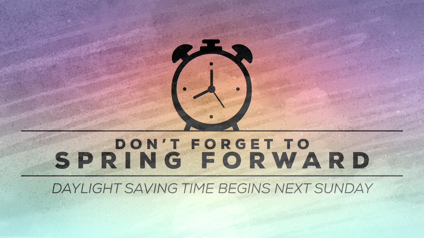 Painted Spring Forward Still