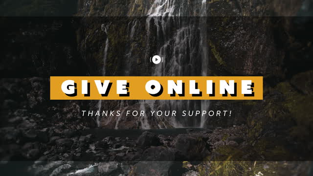 Waterfalls Give Stream