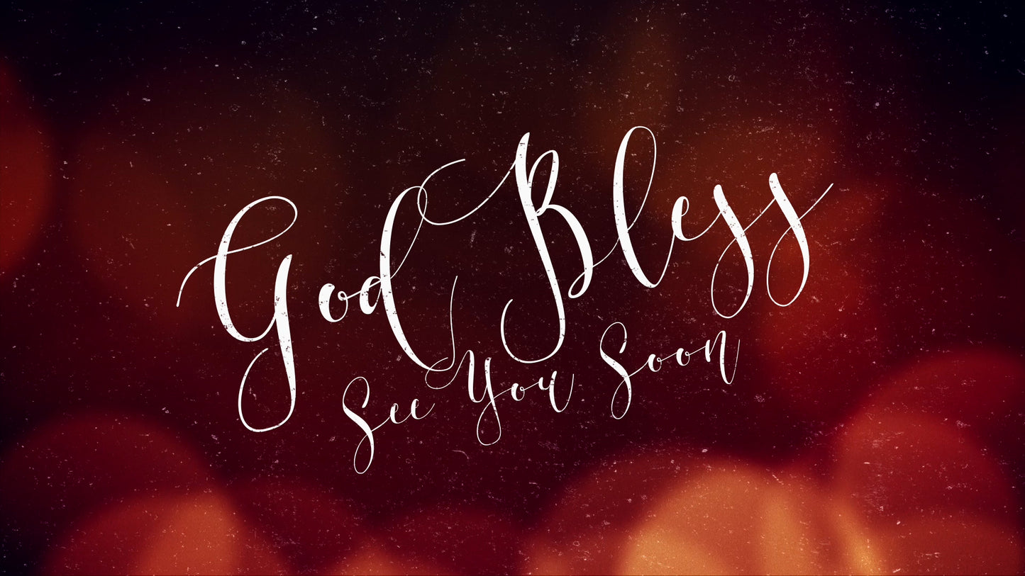 Warm Christmas Glow Closing Still