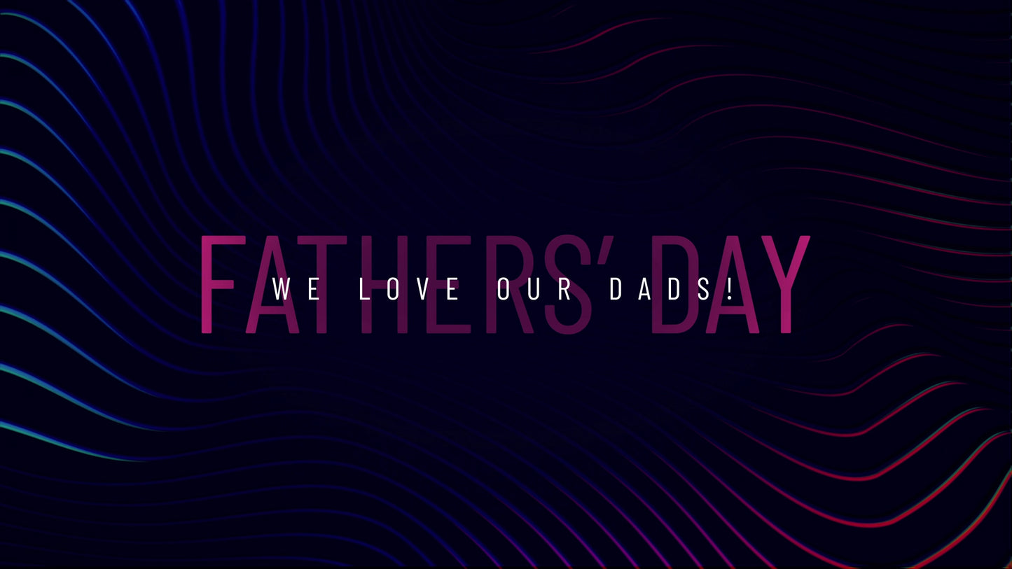 Retro Wave Fathers Day