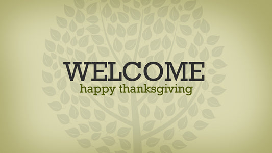 Simple Thanksgiving Welcome 2