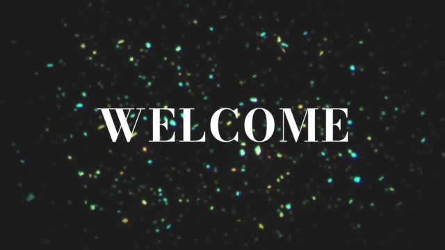 Glitterific New Year Welcome