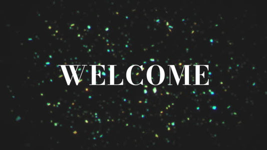 Glitterific New Year Welcome