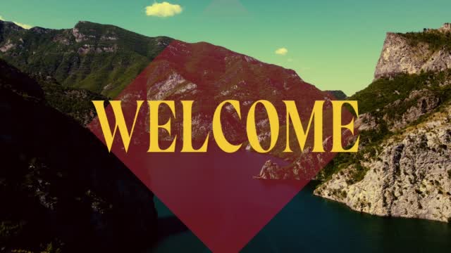 Vintage Lake Welcome