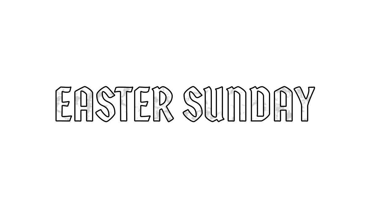 Holy Week Glass Easter Transparency