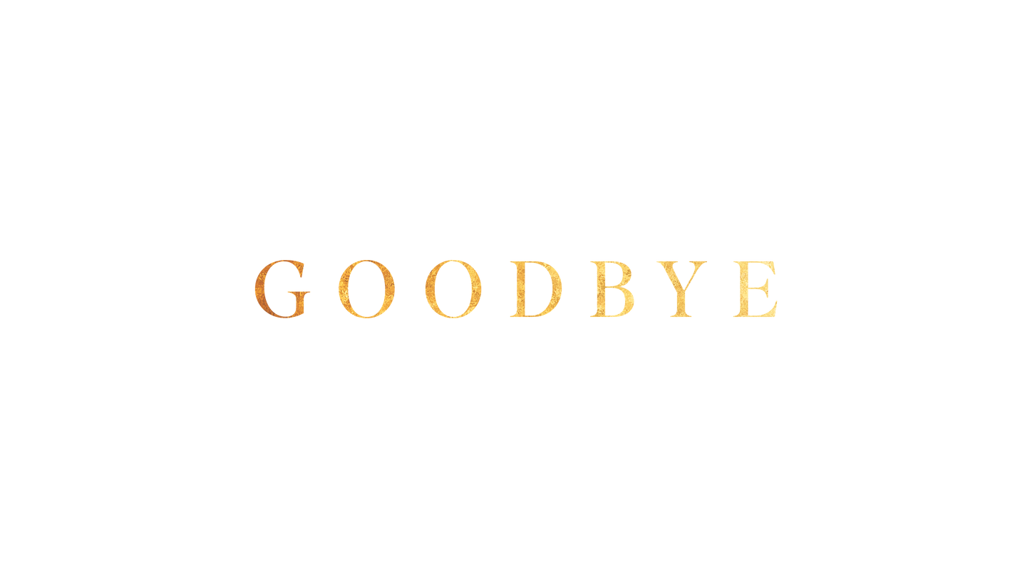Christmas Shimmer Goodbye