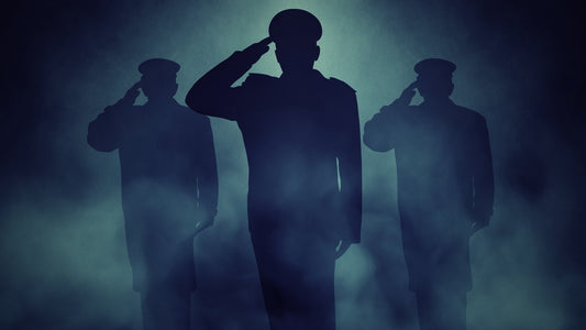 Veterans Salute Blue