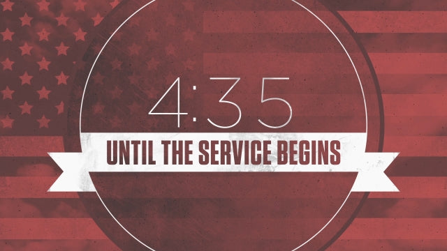 Vintage Patriotic Sky Countdown