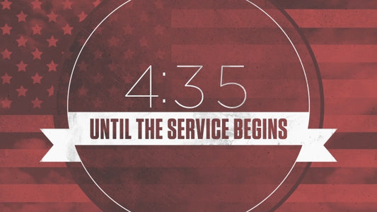 Vintage Patriotic Sky Countdown