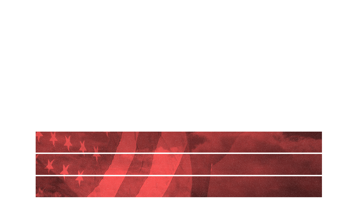 Veterans Day Flag Lower Third Blank 03