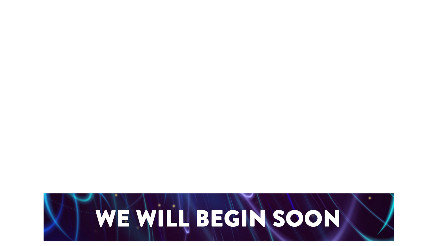 Fractal Glow Lower Third We Will Begin Soon