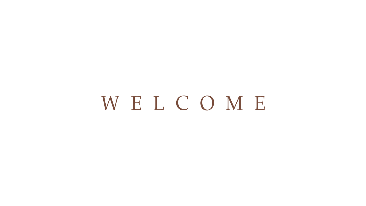 Welcome