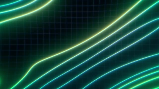 Neon Topo 6 Motion