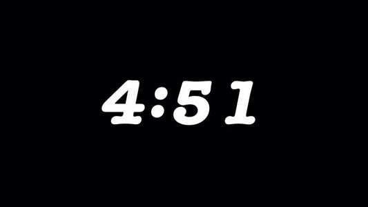 Americantypewriter Countdown Alpha