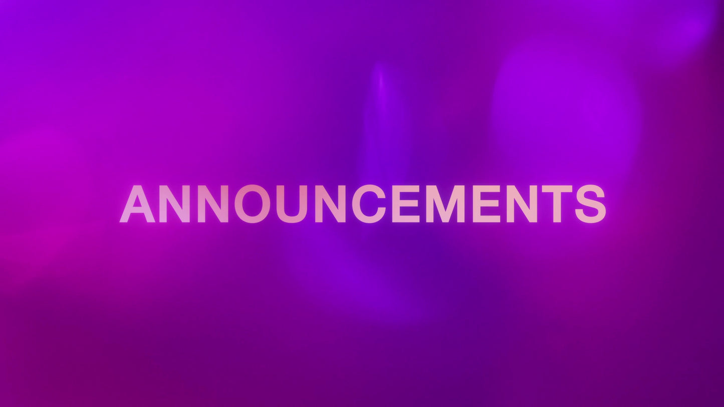 Scattered Light Announcements