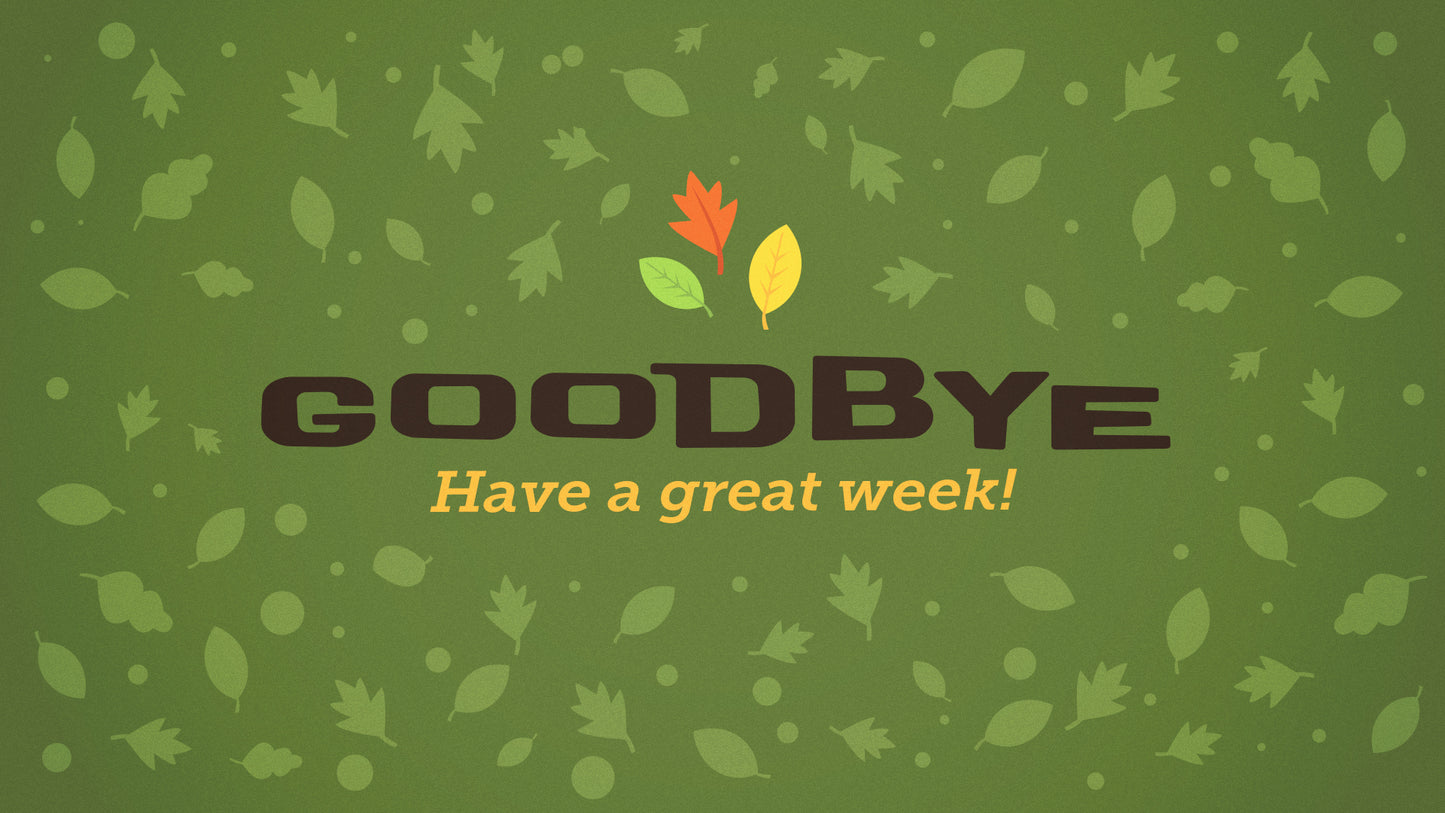 Fall Fest Exit Leaves