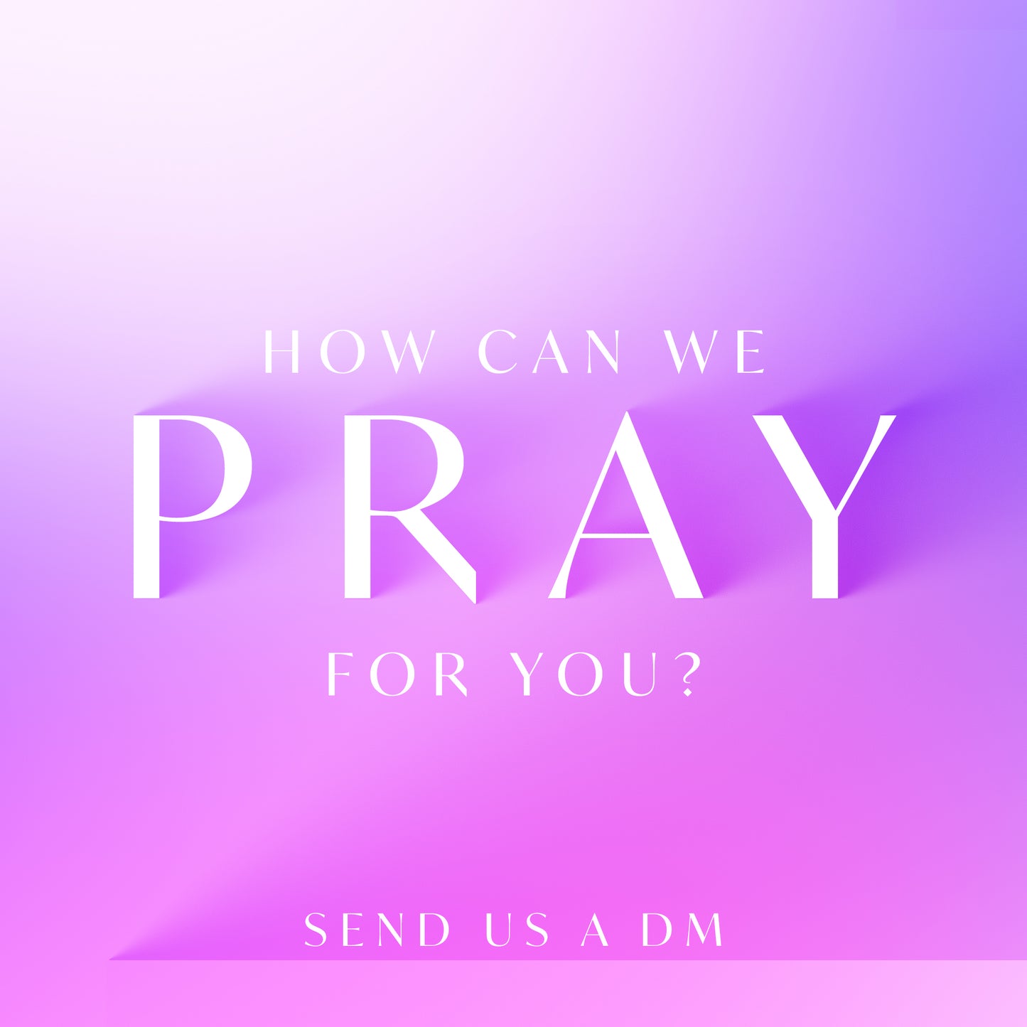 Pray Long Shadow Gradients
