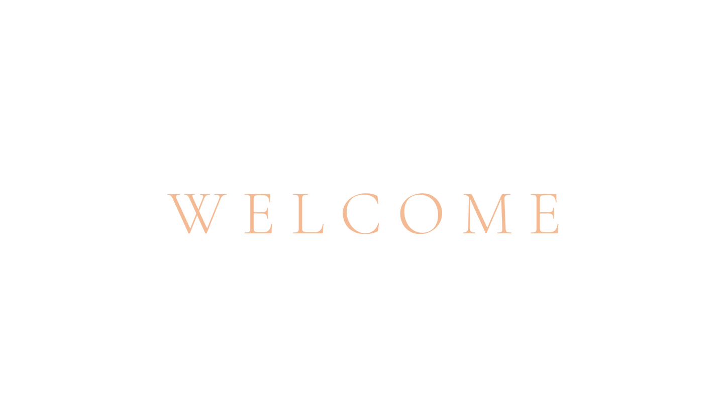 Simple Stained Glass Welcome