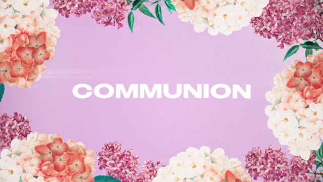 Vintage Floral Communion