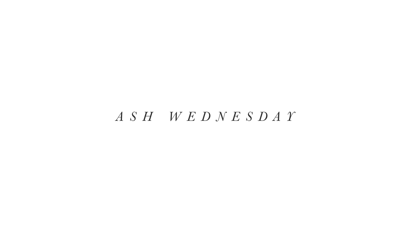 Ash Colors Ash Wednesday