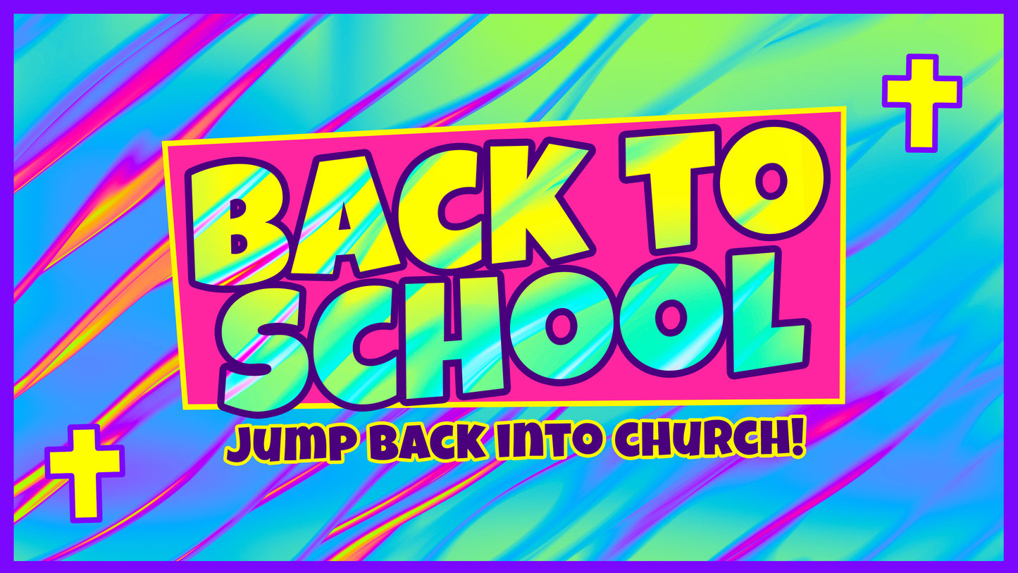 Back To School Neon Sermon