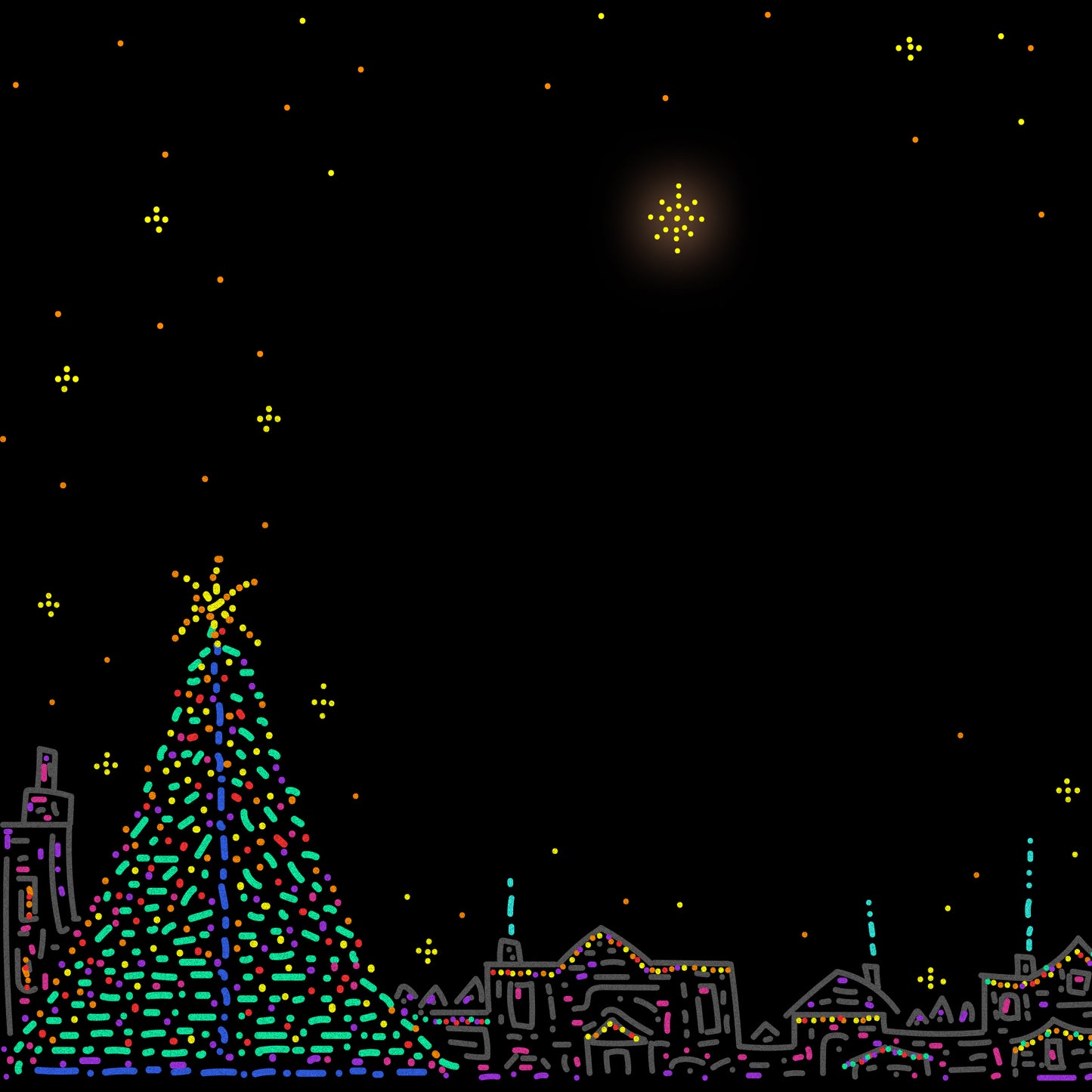 Share The Light Christmas Blank