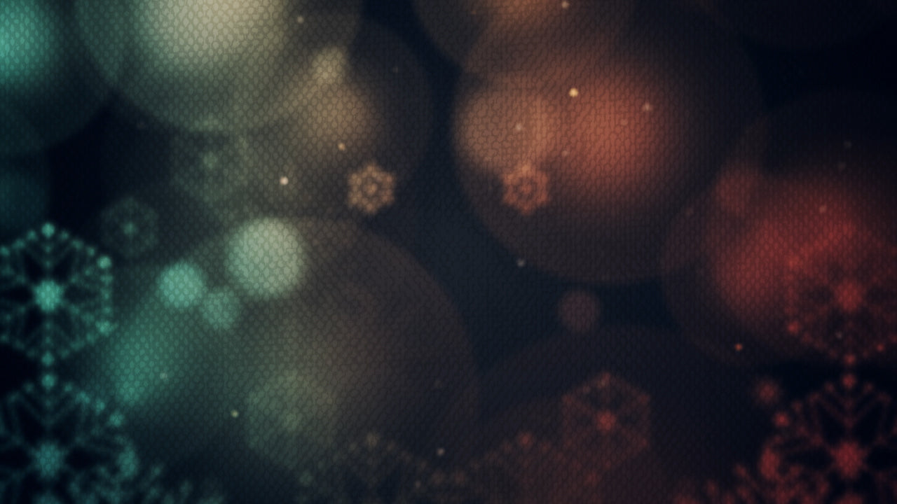 Vintage Christmas Lights Snow 01 Still